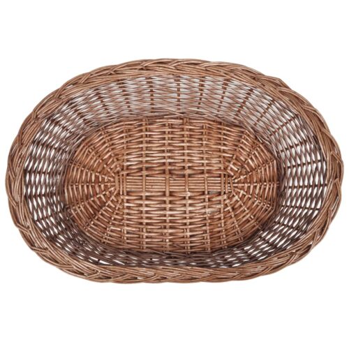 Willow Dog Basket/Pet Bed Natural 50cm - Image 3