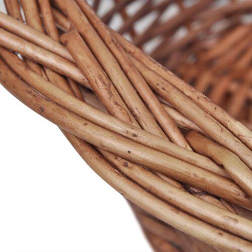 Willow Dog Basket/Pet Bed Natural 50cm - Image 4