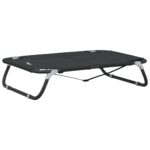 Dog Bed Foldable Anthracite Oxford Fabric Steel