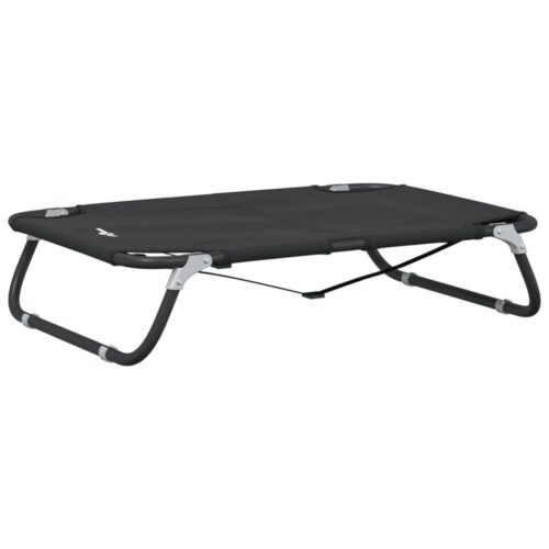 Dog Bed Foldable Anthracite Oxford Fabric Steel