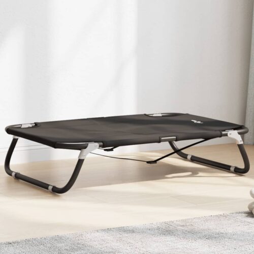 Dog Bed Foldable Anthracite Oxford Fabric Steel - Image 2