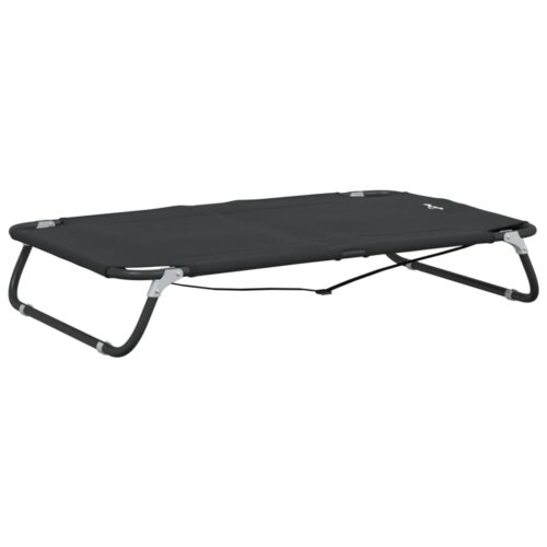 Dog Bed Foldable Anthracite Oxford Fabric Steel