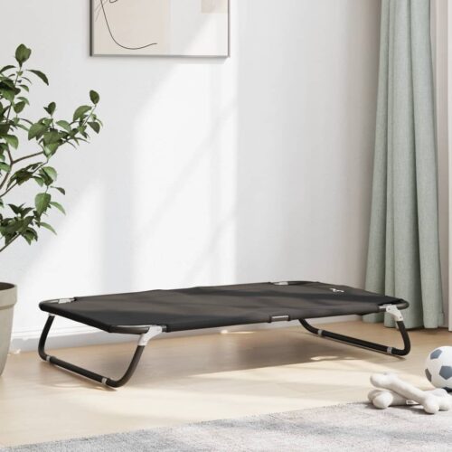 Dog Bed Foldable Anthracite Oxford Fabric Steel - Image 3
