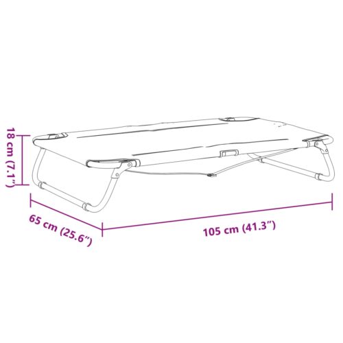 Dog Bed Foldable Anthracite Oxford Fabric Steel - Image 10