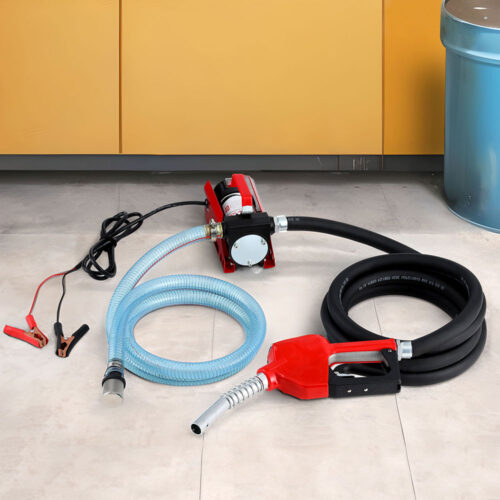 Giantz Fuel Transfer Pump Electric Diesel Kerosene Pump 12V DC 10GPM Nozzle Hose - Image 6