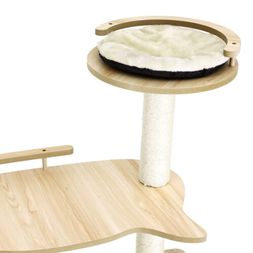i.Pet Cat Tree Tower Scratching Post Scratcher 174cm Wood Bed Condo House Ladder - Image 3