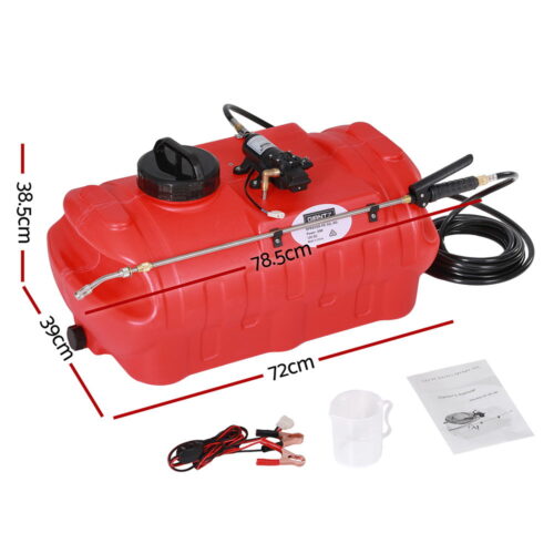 Giantz 50L Weed Sprayer Boom Pump Spot Spray - Image 2