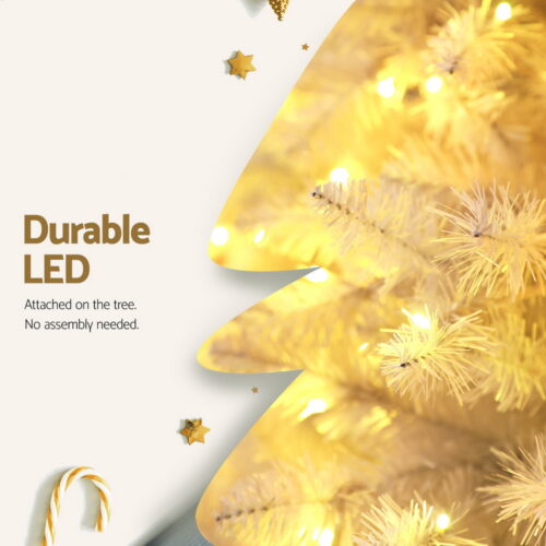 Jingle Jollys Christmas Tree 2.1m 500 LED Xmas Tree Decorations White 1260 Tips - Image 6