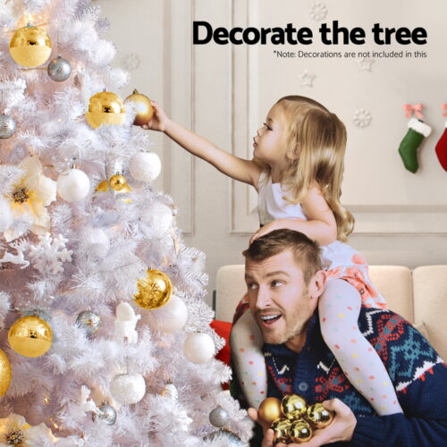 Jingle Jollys Christmas Tree 2.1m 500 LED Xmas Tree Decorations White 1260 Tips - Image 7
