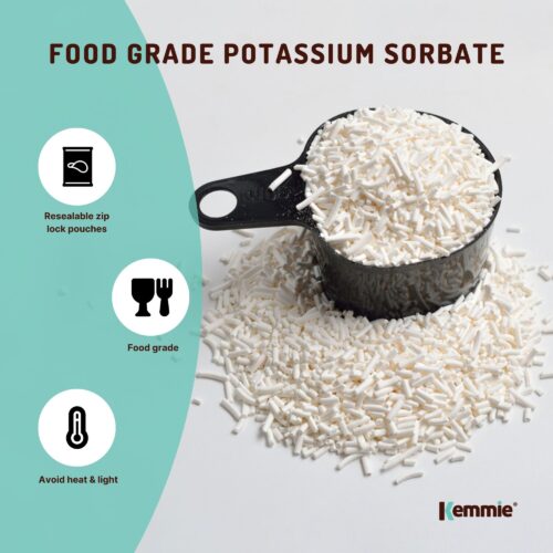 50g Potassium Sorbate Granules Food Grade Preservative Cosmetics Brew Skin E202 - Image 2