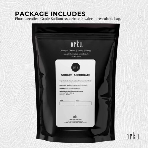 2Kg Sodium Ascorbate Powder - Vitamin C Buffered Pharmaceutical Ascorbic Acid - Image 2