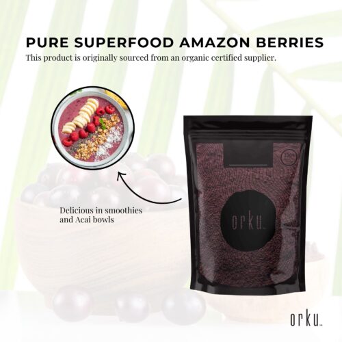 400g Acai Powder 100% Organic - Superfood Amazon Berries - Image 3