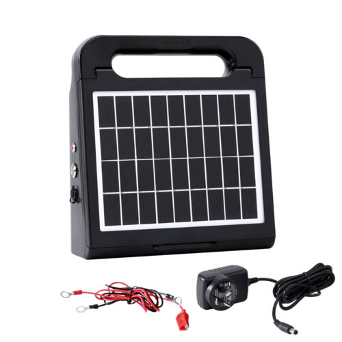 Giantz 10km Electric Fence Energiser Solar Energizer Charger Farm Animal 0.3J - Image 3