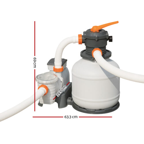 Bestway Pool Pump Sand Filter 2200GPH 8327L/H Pools Flowclear Filters - Image 2