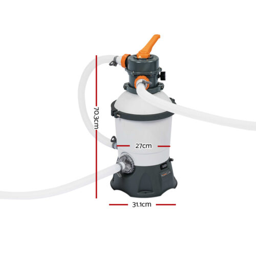 Bestway Pool Pump Sand Filter 800GPH 3028L/H Pools Flowclear Filters - Image 2