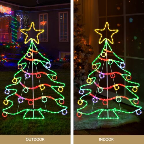 Jingle Jollys Christmas Lights 118cm Motif 288 LED Rope Light Outdoor Decoration - Image 5