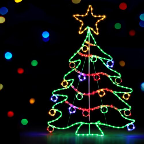 Jingle Jollys Christmas Lights 118cm Motif 288 LED Rope Light Outdoor Decoration - Image 7