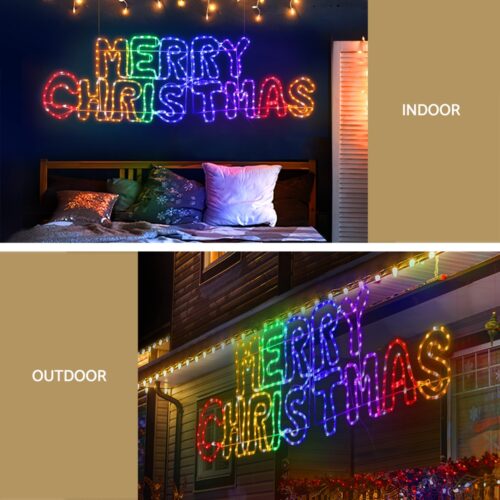 Jingle Jollys Christmas Lights 160cm Motif 360 LED Rope Light Outdoor Decoration - Image 5