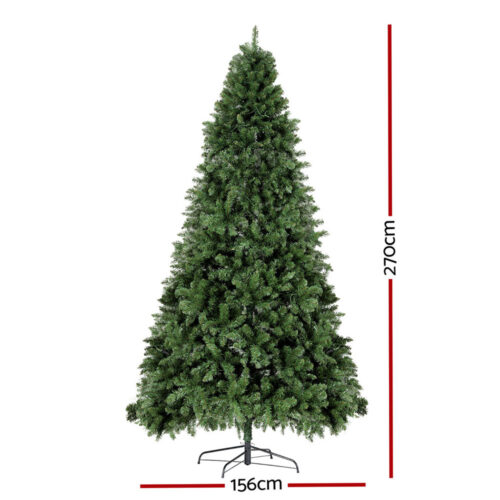Jingle Jollys Christmas Tree 2.7M LED Xmas Tree Party Decorations 2590 Tips - Image 2