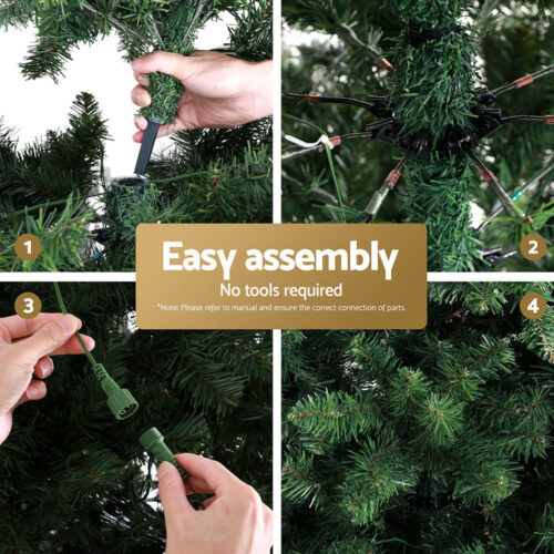 Jingle Jollys Christmas Tree 2.7M LED Xmas Tree Party Decorations 2590 Tips - Image 4