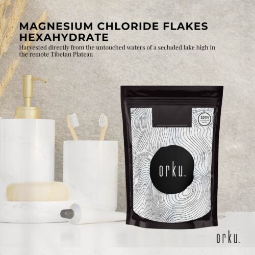 100g Magnesium Chloride Flakes Hexahydrate Organic USP Food Grade Bath Salt - Image 2