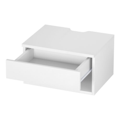 Artiss Floating Bedside Table Nightstand Drawer White - Image 4