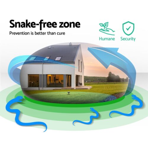 Gardeon Snake Repeller 6X Ultrasonic Solar Powered - Image 4