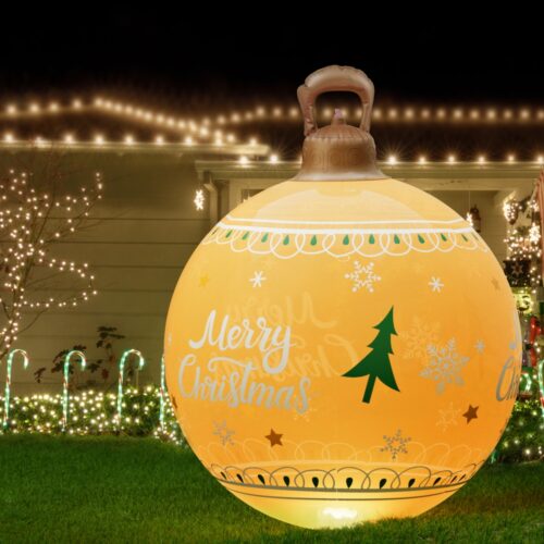 Jingle Jollys Christmas Inflatable Ball 60cm Led Illuminated Xmas Decoration - Image 7