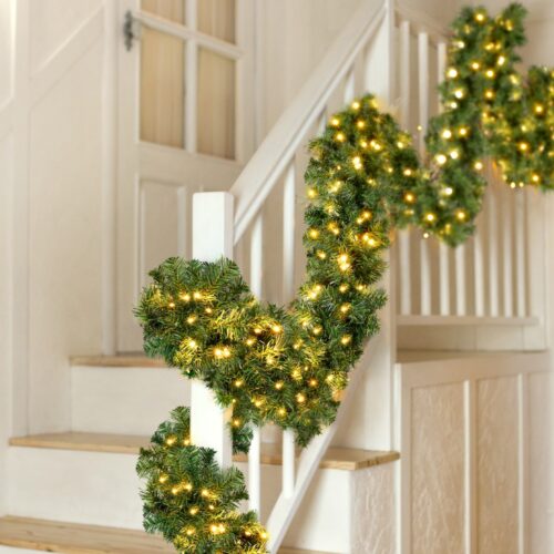 Jingle Jollys 20M Christmas Garland LED Lights Party Xmas Decorations 1400 Tips - Image 7