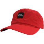 Oakley PP B1B Patch Hat Mens Boys Adjustable Red Line Plain Baseball Cap