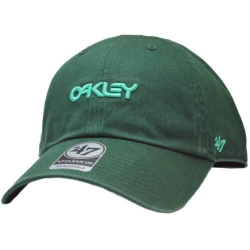 Oakley Remix Dad Hat Mens Boys Unisex Hunter Green Golf Baseball Sports Cap