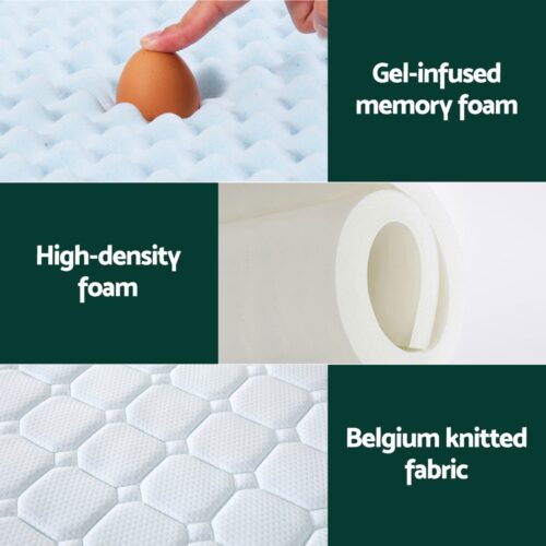 Giselle Mattress Cool Gel Foam 25cm King Single - Image 5