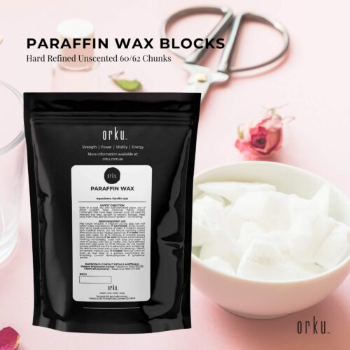 1Kg Paraffin Wax Blocks Refined Hard Unscented Chunks 60/62 Candle Soap Making - Image 2