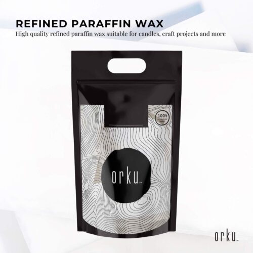 2Kg Paraffin Wax Blocks Refined Hard Unscented Chunks 60/62 Candle Soap Making - Image 3