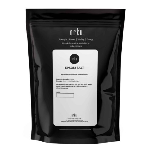 Orku 100g Epsom Salt Magnesium Sulphate Bath Salts For Skin Body Sulfate - Image 2