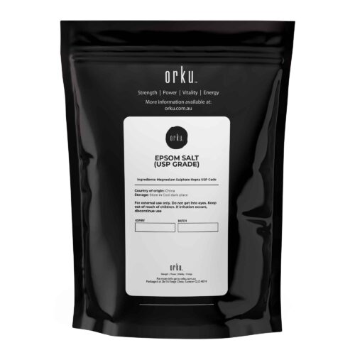 Orku 1Kg Epsom Salt USP Grade Magnesium Sulfate Body Bath Salts - Image 2