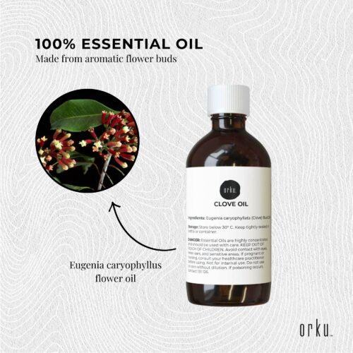 10ml Clove Bud Essential Oil 100% Pure and Natural Eugenia Caryophyllata Eugenol - Image 4