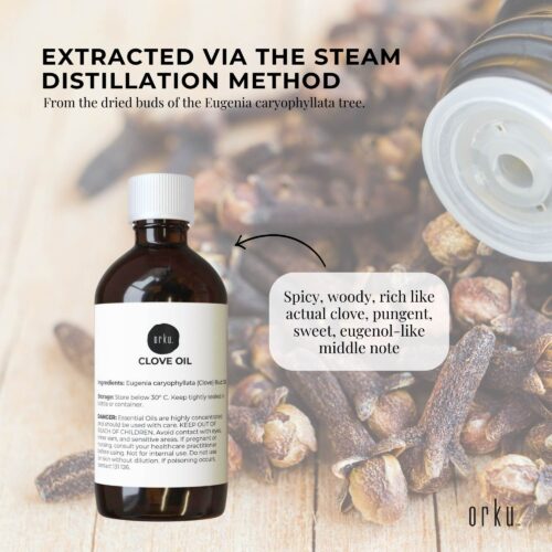 10ml Clove Bud Essential Oil 100% Pure and Natural Eugenia Caryophyllata Eugenol - Image 5