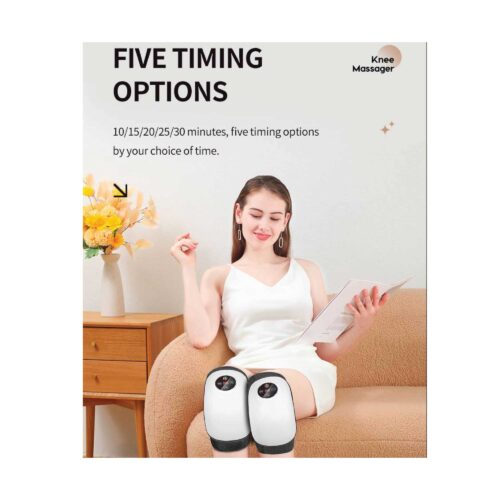 Electric Knee Massager Rechargeable Air Compression Heat Vibration Machine - Image 8