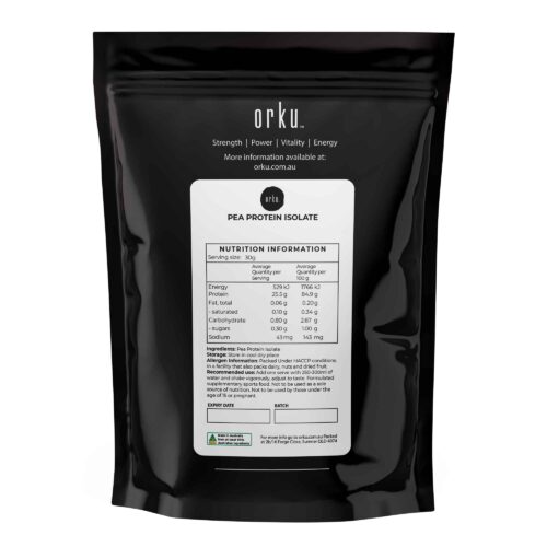 1Kg Pea Protein Powder Isolate Plant Based Vegan Vegetarian Shake Supplement - Image 2
