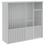 Bird Cage Grey 215x78x200cm Galvanised Steel