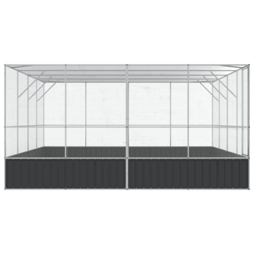 Aviary Silver 418x414x212cm Steel - Image 5