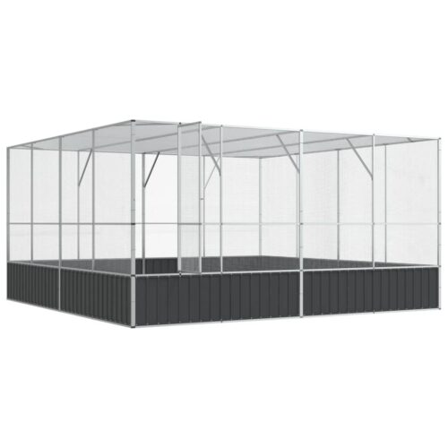 Aviary Silver 418x414x212cm Steel - Image 7