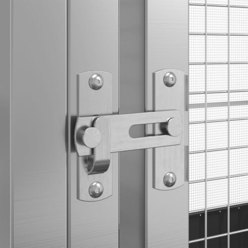 Aviary with Extension Silver 725x307x212cm Steel - Image 6