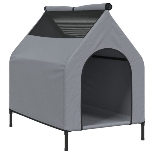 Dog House Light Grey Oxford Fabric Steel - Image 6