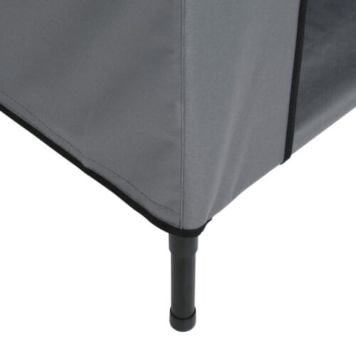 Dog House Light Grey Oxford Fabric Steel - Image 8