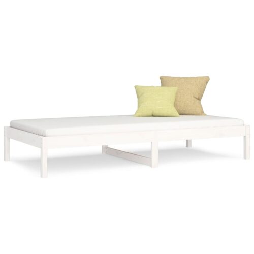 Day Bed White 90x190cm Solid Wood Pine