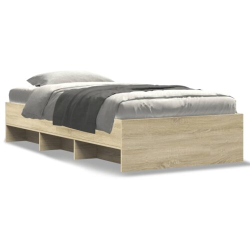 Bed Frame Sonoma Oak 90x190cm Engineered Wood