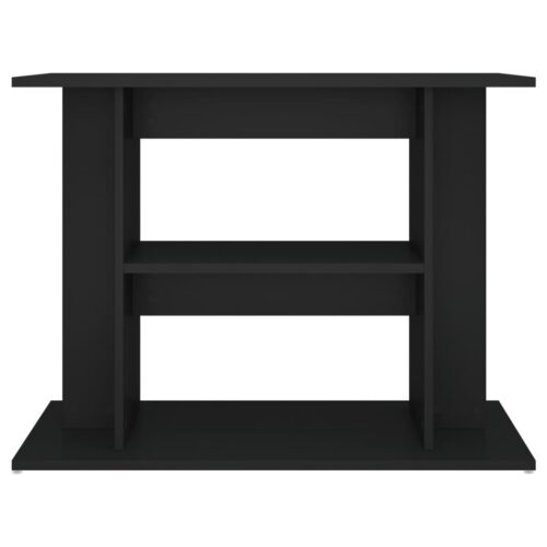 Aquarium Stand Black 80x35x60cm Engineered Wood - Image 4
