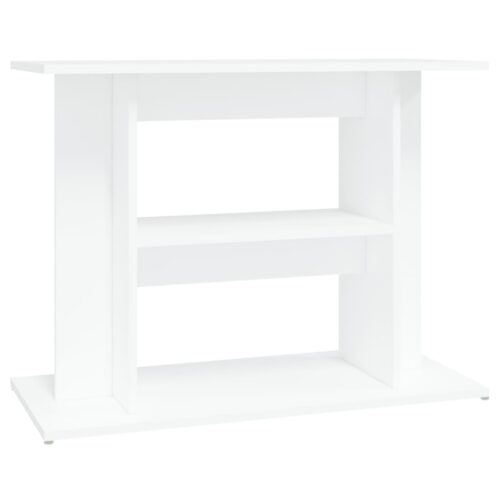 Aquarium Stand White 80x35x60cm Engineered Wood - Image 2